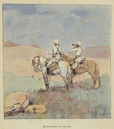 İmerne sınırında by after Louis Charles Bombled