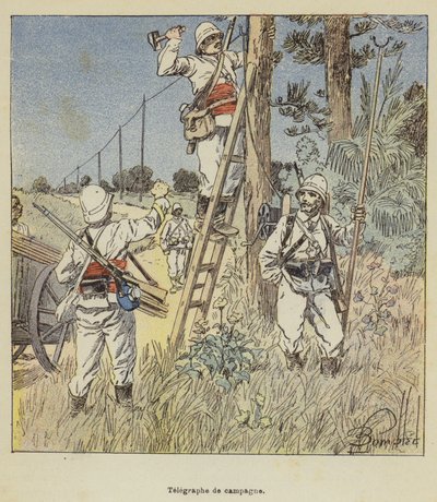 alan telgrafı by after Louis Charles Bombled
