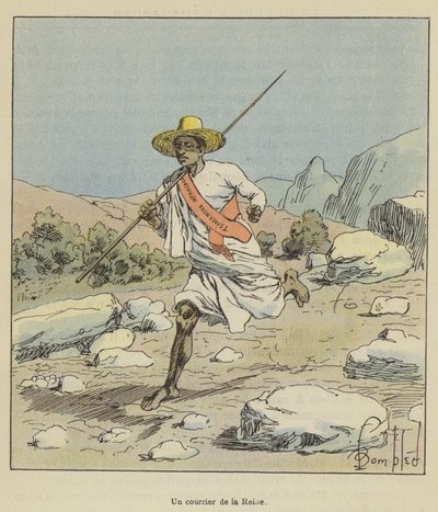 Kraliçeden bir kurye by after Louis Charles Bombled