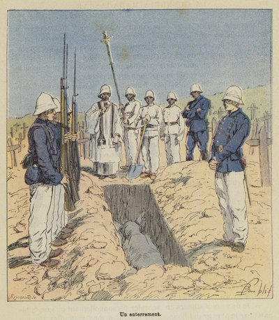 bir cenaze by after Louis Charles Bombled