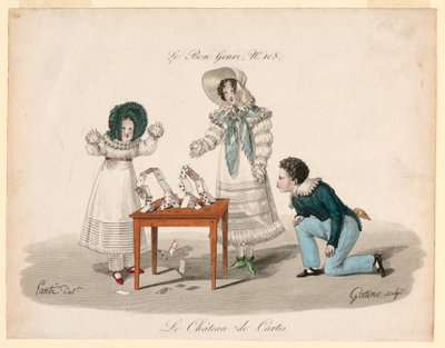 Kartlar Evi by after Louis Marie Lanté
