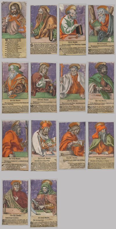İsa, On İki Havari ve Aziz Pavlus by after Lucas Cranach the Elder
