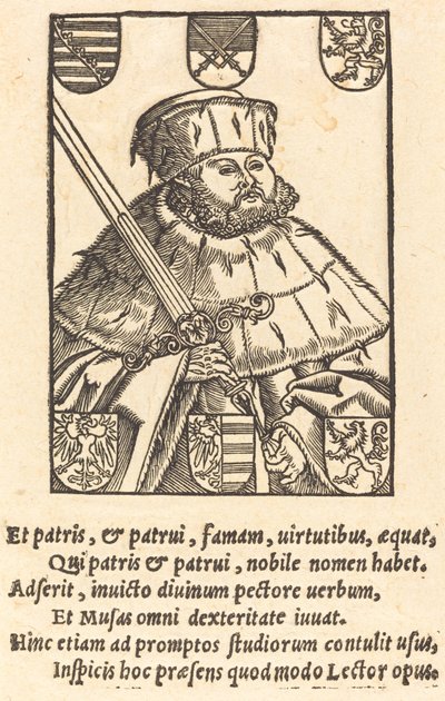 John Frederic the Magnanimous, Seçim Elbiseleri içinde [solda] by after Lucas Cranach the Younger