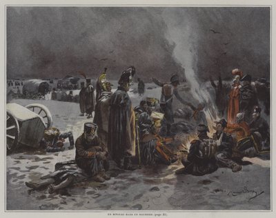 Bir bataklıkta bir bivak by after Maurice Henri Orange