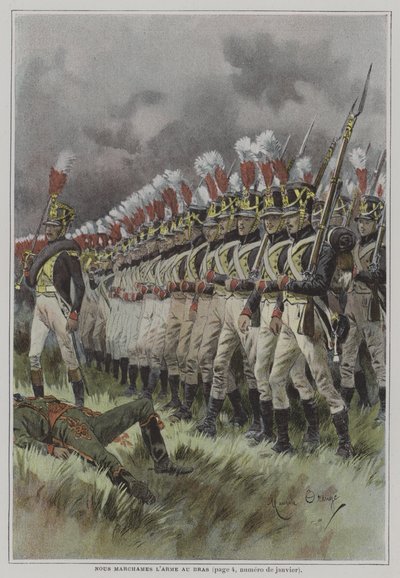 Silah altında yürüdük by after Maurice Henri Orange