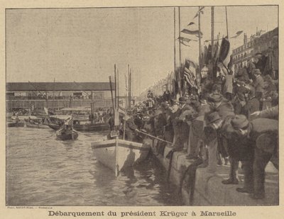 Transvaal Başkanı Kruger Marsilya