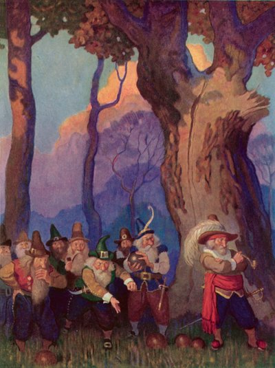Rip Van Winkle için İllüstrasyon by after Newell Convers Wyeth