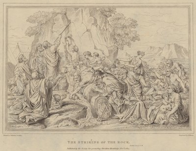 Kayanın Çarpması, Exodus by after Nicolas Poussin