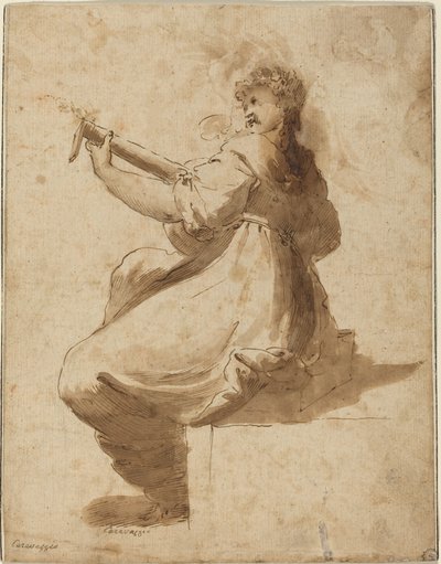 Ud Oyuncusu by after Orazio Gentileschi