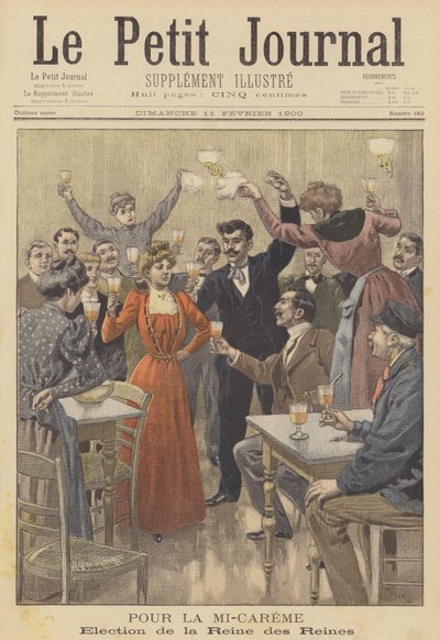Kraliçelerin Mid-Lent kraliçesinin seçimi by after Oswaldo Tofani