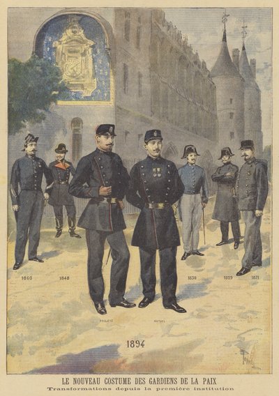 Polise yeni üniforma by after Oswaldo Tofani