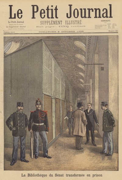 Fransız senatosunun kütüphanesi hapishaneye dönüştürüldü by after Oswaldo Tofani