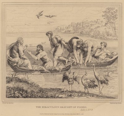 Balıkların Mucizevi Çekişi, Luke by after Raphael