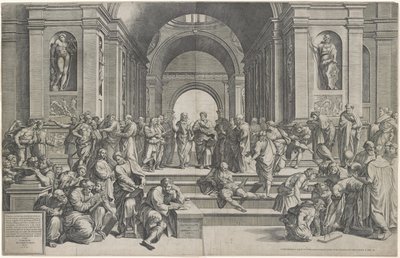 Atina Okulu. bar. 1550 by after Raphael