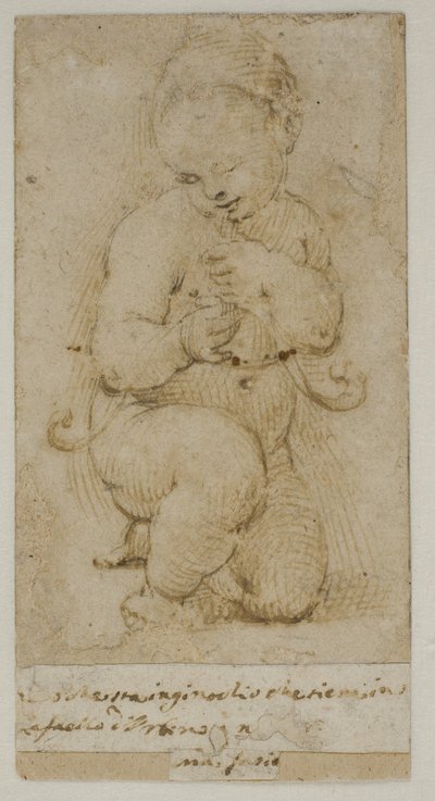 Bebek Vaftizci Yahya by after Raphael