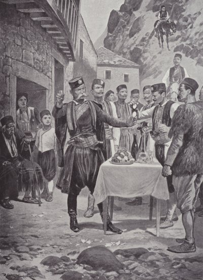 Bir Karadağlı Paskalya Geleneği by after Richard Caton II Woodville