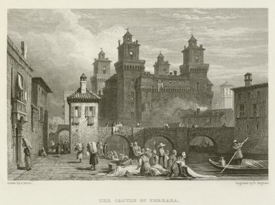 Ferrara Kalesi by Samuel (after) Prout