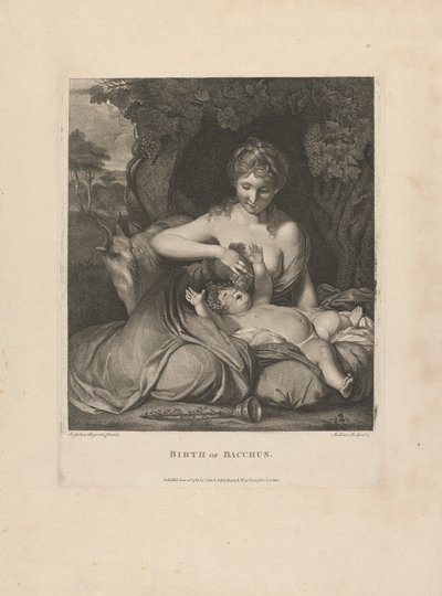 Bacchus'un Doğuşu by after Sir Joshua Reynolds