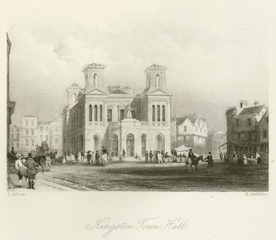 Kingston Belediye Binası by after Thomas Allom