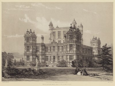 Wollaton Salonu, Nottinghamshire by after Thomas Allom