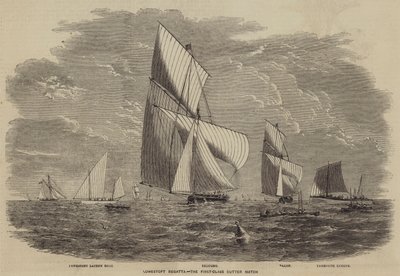 Lowestoft Regatta, Birinci Sınıf Kesici Maç by after Thomas Harrington Wilson