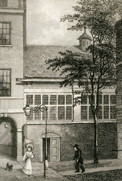 Barnards Inn Salonu, 1830 by Thomas Hosmer after Shepherd