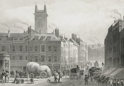 Holborn Köprüsü, 1831 by Thomas Hosmer after Shepherd