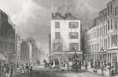 Orta Sıra Holborn, 1830 by Thomas Hosmer after Shepherd