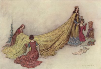 Geoffrey Chaucer, Katiplerin Hikayesi by after Warwick Goble