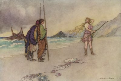 Geoffrey Chaucer, İyi Kadınların Efsanesi by after Warwick Goble