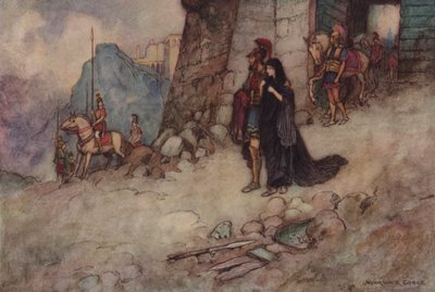 Geoffrey Chaucer, Troilus ve Criseyde by after Warwick Goble