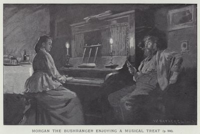 Morgan, müzikal bir ziyafetin tadını çıkarıyor by after William Hatherell