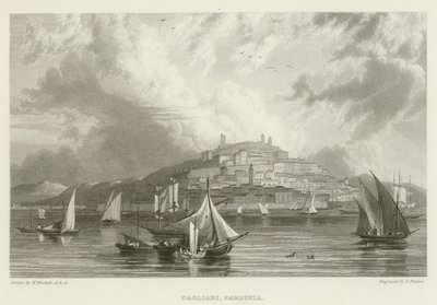 Cagliari, Sardinya by William after Westall