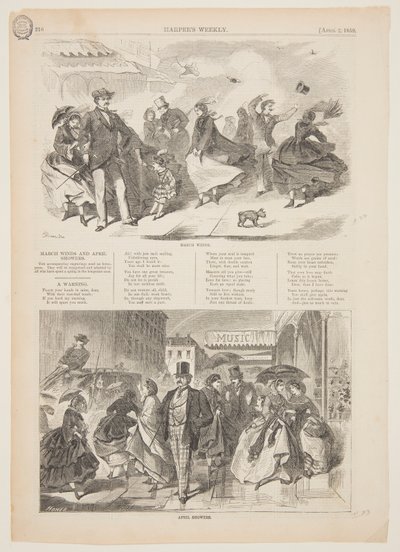 Mart Rüzgarları ve Nisan Sağanakları by Winslow Homer