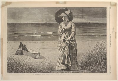 "Sahilde, İkisi Arkadaş, Üçü Yok" by Winslow Homer