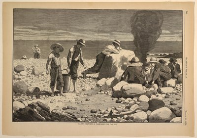 Deniz Kenarı Eskizleri – Bir Deniz Tarağı Fırını by Winslow Homer