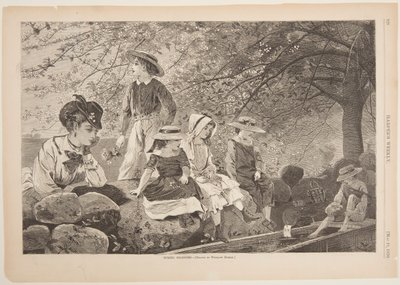 Bahar çiçekleri by Winslow Homer