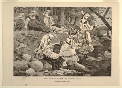 The Fishing Party, Appletons' Journal of Academic, Science and Art, 2 Ekim 1869, Ek by Winslow Homer