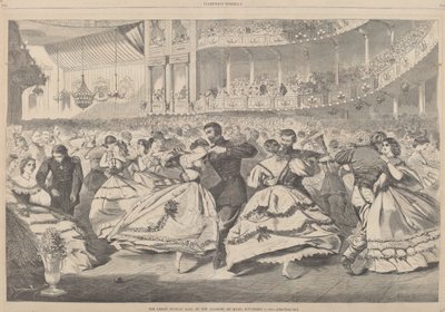Müzik Akademisi'ndeki Büyük Rus Balosu, 5 Kasım 1863 by Winslow Homer