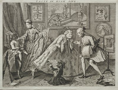 Yüksek Yaşamda Lezzet by after a design by William Hogarth