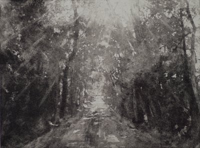 Hallelujah II, 2017, etching and aquatint on paper by angus hampel