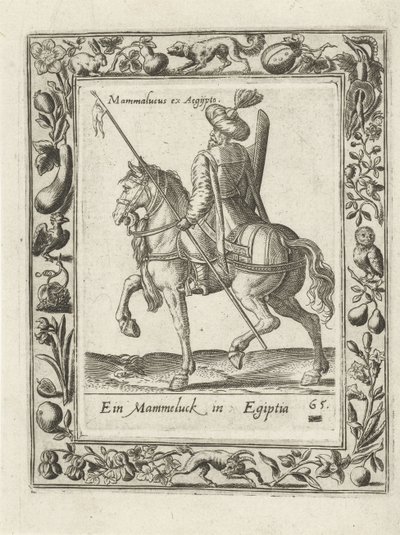 At sırtında Memlük by anonymous (attributed to)