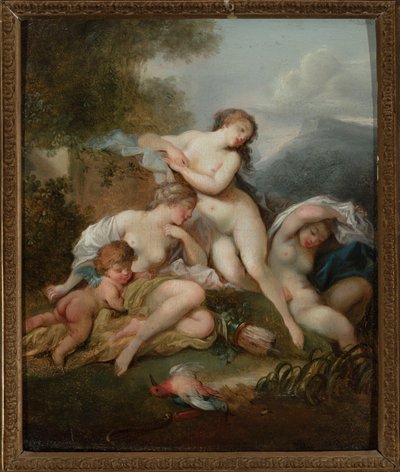 Lehçe:  Diana i nimfy (Kąpiel Diany) Diana and nymphs (Diana