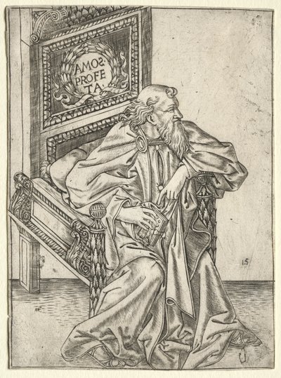 Peygamberler: Amos by attributed to Baccio Baldini
