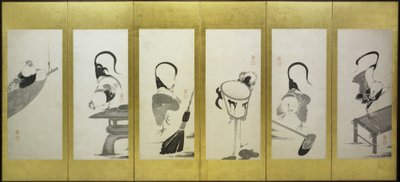 Horozlar ve Tavuklar by attributed to Itō Jakuchū