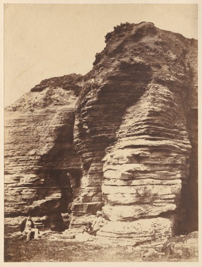 Torquay (İngiltere) yakınlarındaki Livermead'deki kayalar by attributed to John Dillwyn Llewelyn