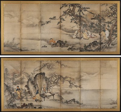 Dört Başarı by attributed to Kano Shōei