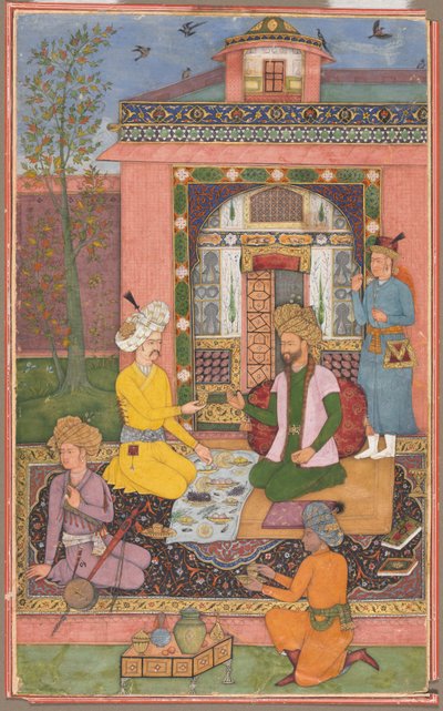 Pavyon ortamında bir şölen by attributed to Muhammad Ali