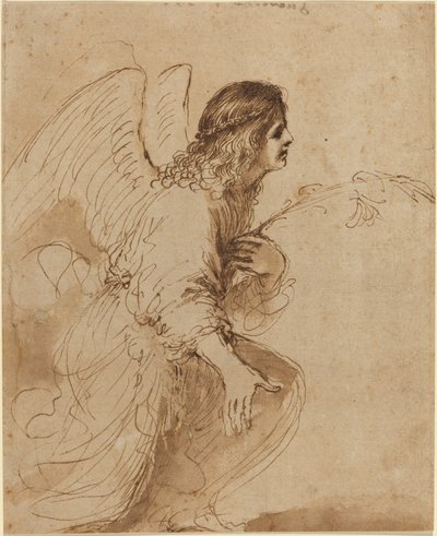 Müjde Meleği by called Guercino Giovanni Francesco Barbieri