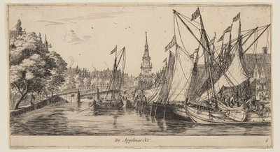 De Appelmarckt, Amsterdam Manzaraları